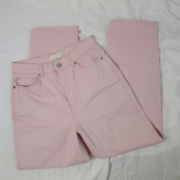 Ted Baker Soft Pink Denim Pants Jeans Women's Lemin Size 27